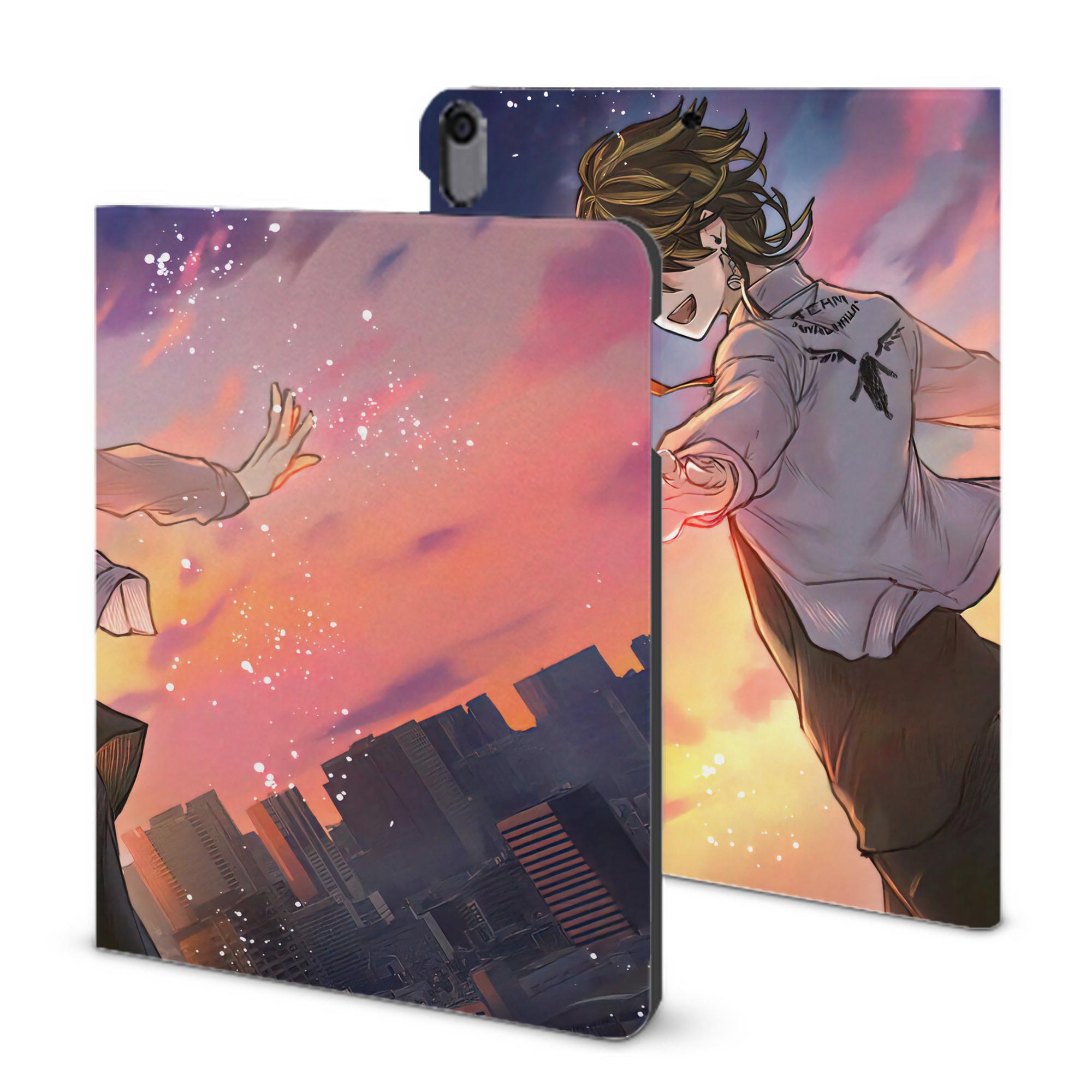 （画像用） 東京リベンジャーズ Tokyo Revengers IPad ケース ブック型 PUレザー TPU 耐衝撃 軽量 薄型 ペン収納なし 全面保護 IPad 各モデル対応